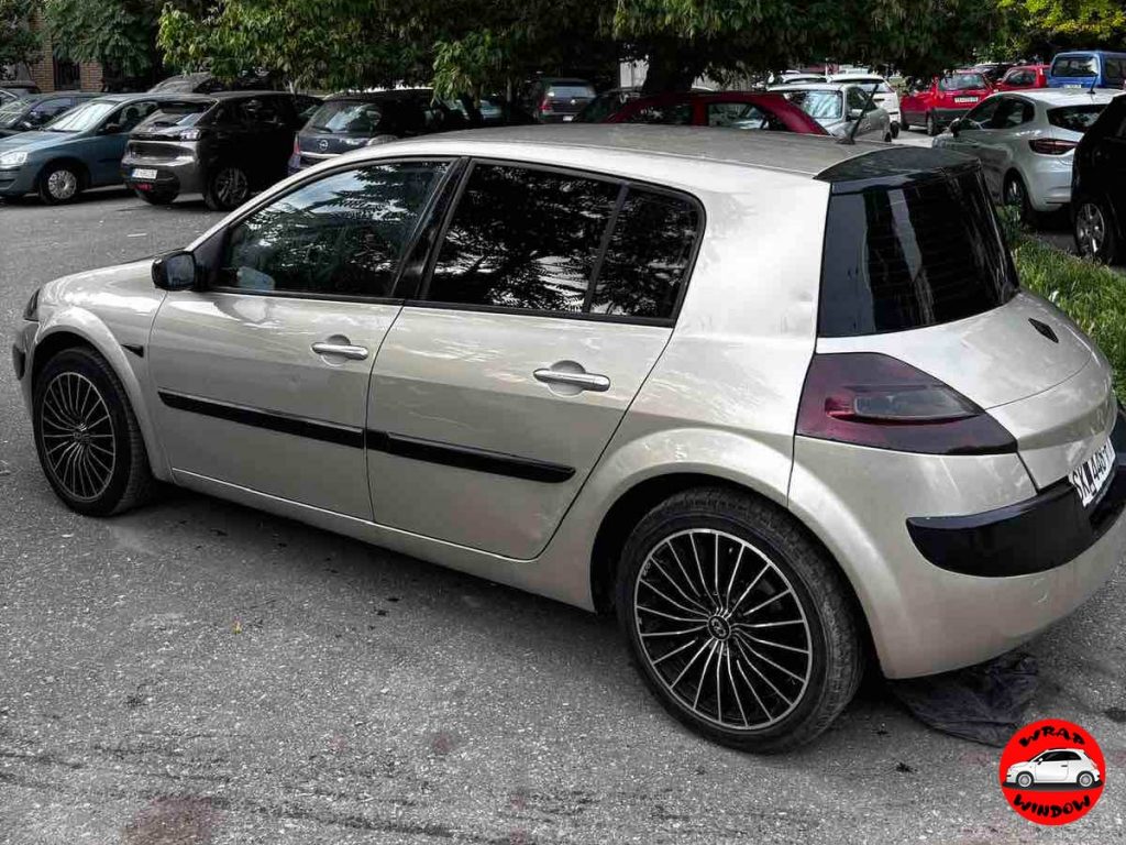 Затемнување стакла Reno Megane Скопје